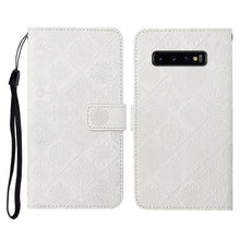 Load image into Gallery viewer, Ethnic Style Embossed Pattern Horizontal Flip Leather Case with Holder &amp; Card Slots &amp; Wallet &amp; Lanyard, For Samsung Galaxy M11, For Samsung Galaxy Note20, For Samsung Galaxy Note20 Ultra, For Samsung Galaxy S10, For Samsung Galaxy S10+                 ...