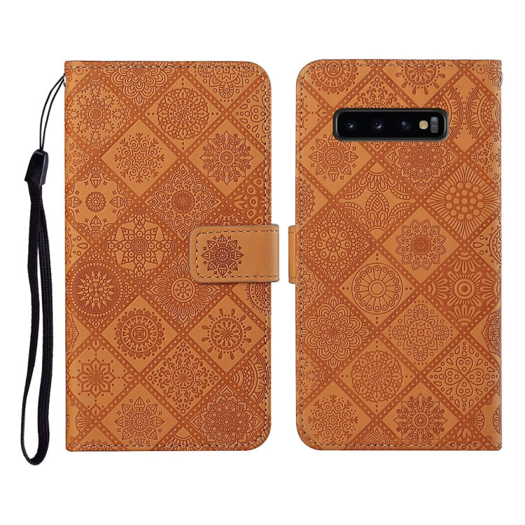 Ethnic Style Embossed Pattern Horizontal Flip Leather Case with Holder & Card Slots & Wallet & Lanyard, For Samsung Galaxy M11, For Samsung Galaxy Note20, For Samsung Galaxy Note20 Ultra, For Samsung Galaxy S10, For Samsung Galaxy S10+                 ...