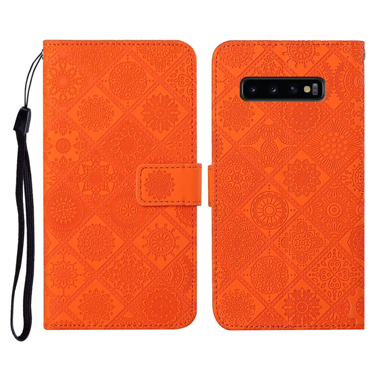Ethnic Style Embossed Pattern Horizontal Flip Leather Case with Holder & Card Slots & Wallet & Lanyard, For Samsung Galaxy M11, For Samsung Galaxy Note20, For Samsung Galaxy Note20 Ultra, For Samsung Galaxy S10, For Samsung Galaxy S10+                 ...