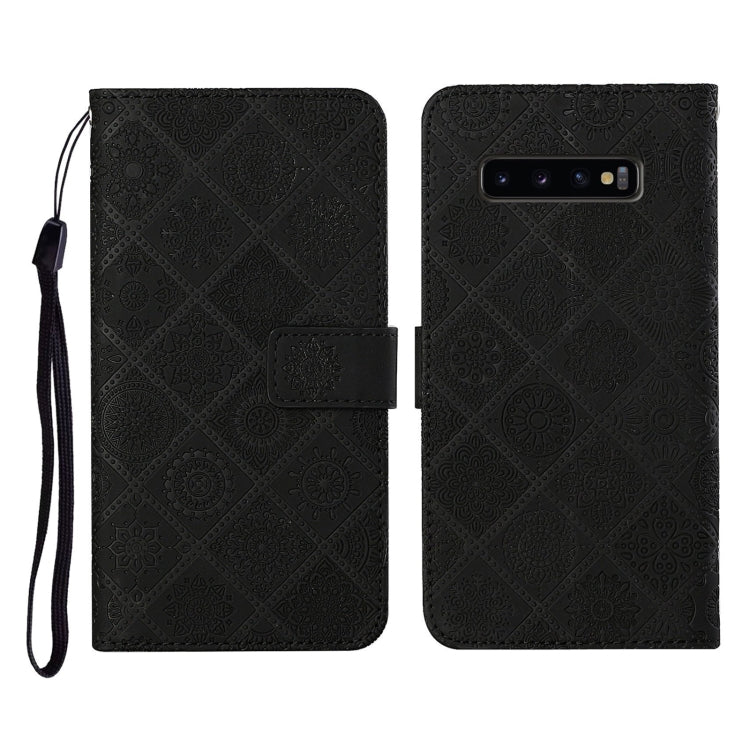 Ethnic Style Embossed Pattern Horizontal Flip Leather Case with Holder & Card Slots & Wallet & Lanyard, For Samsung Galaxy M11, For Samsung Galaxy Note20, For Samsung Galaxy Note20 Ultra, For Samsung Galaxy S10, For Samsung Galaxy S10+                 ...