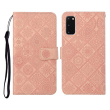 Load image into Gallery viewer, Ethnic Style Embossed Pattern Horizontal Flip Leather Case with Holder &amp; Card Slots &amp; Wallet &amp; Lanyard, For Samsung Galaxy S20, For Samsung Galaxy S20 FE, For Samsung Galaxy S20+, For Samsung Galaxy S20 Ultra, For Samsung Galaxy Galaxy S21 5G          ...