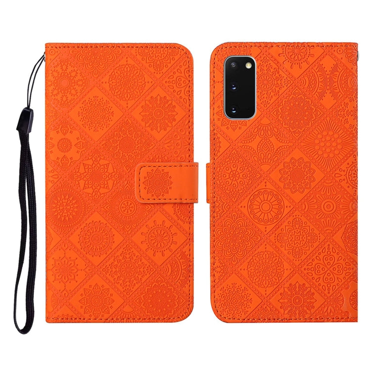 Ethnic Style Embossed Pattern Horizontal Flip Leather Case with Holder & Card Slots & Wallet & Lanyard, For Samsung Galaxy S20, For Samsung Galaxy S20 FE, For Samsung Galaxy S20+, For Samsung Galaxy S20 Ultra, For Samsung Galaxy Galaxy S21 5G          ...