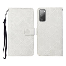 Load image into Gallery viewer, Ethnic Style Embossed Pattern Horizontal Flip Leather Case with Holder &amp; Card Slots &amp; Wallet &amp; Lanyard, For Samsung Galaxy S20, For Samsung Galaxy S20 FE, For Samsung Galaxy S20+, For Samsung Galaxy S20 Ultra, For Samsung Galaxy Galaxy S21 5G          ...