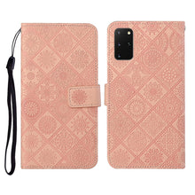 Load image into Gallery viewer, Ethnic Style Embossed Pattern Horizontal Flip Leather Case with Holder &amp; Card Slots &amp; Wallet &amp; Lanyard, For Samsung Galaxy S20, For Samsung Galaxy S20 FE, For Samsung Galaxy S20+, For Samsung Galaxy S20 Ultra, For Samsung Galaxy Galaxy S21 5G          ...