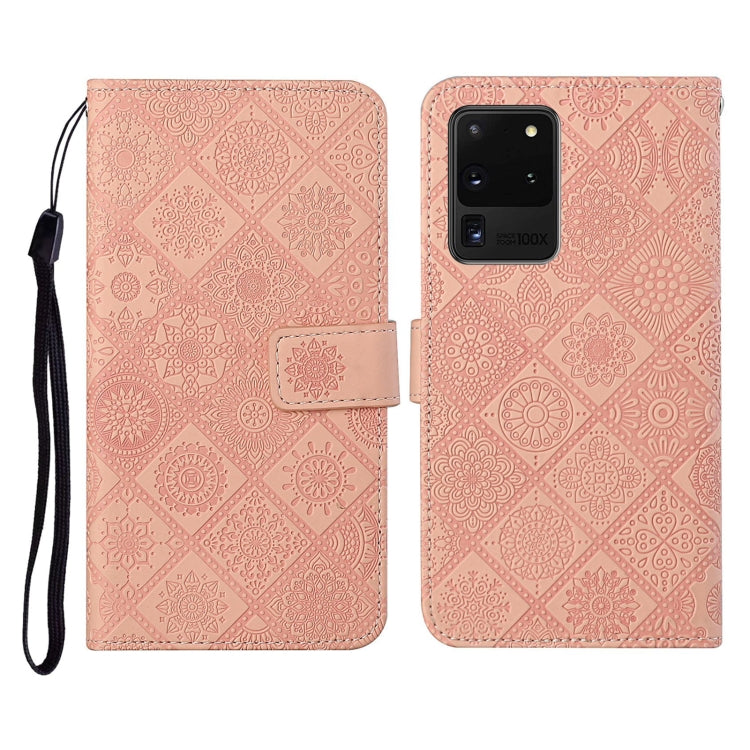 Ethnic Style Embossed Pattern Horizontal Flip Leather Case with Holder & Card Slots & Wallet & Lanyard, For Samsung Galaxy S20, For Samsung Galaxy S20 FE, For Samsung Galaxy S20+, For Samsung Galaxy S20 Ultra, For Samsung Galaxy Galaxy S21 5G          ...