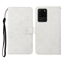 Load image into Gallery viewer, Ethnic Style Embossed Pattern Horizontal Flip Leather Case with Holder &amp; Card Slots &amp; Wallet &amp; Lanyard, For Samsung Galaxy S20, For Samsung Galaxy S20 FE, For Samsung Galaxy S20+, For Samsung Galaxy S20 Ultra, For Samsung Galaxy Galaxy S21 5G          ...