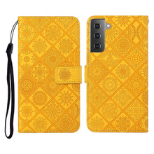 Load image into Gallery viewer, Ethnic Style Embossed Pattern Horizontal Flip Leather Case with Holder &amp; Card Slots &amp; Wallet &amp; Lanyard, For Samsung Galaxy S20, For Samsung Galaxy S20 FE, For Samsung Galaxy S20+, For Samsung Galaxy S20 Ultra, For Samsung Galaxy Galaxy S21 5G          ...