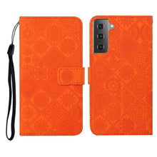 Load image into Gallery viewer, Ethnic Style Embossed Pattern Horizontal Flip Leather Case with Holder &amp; Card Slots &amp; Wallet &amp; Lanyard, For Samsung Galaxy S20, For Samsung Galaxy S20 FE, For Samsung Galaxy S20+, For Samsung Galaxy S20 Ultra, For Samsung Galaxy Galaxy S21 5G          ...