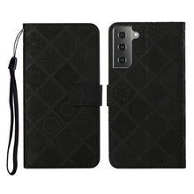 Load image into Gallery viewer, Ethnic Style Embossed Pattern Horizontal Flip Leather Case with Holder &amp; Card Slots &amp; Wallet &amp; Lanyard, For Samsung Galaxy S20, For Samsung Galaxy S20 FE, For Samsung Galaxy S20+, For Samsung Galaxy S20 Ultra, For Samsung Galaxy Galaxy S21 5G          ...