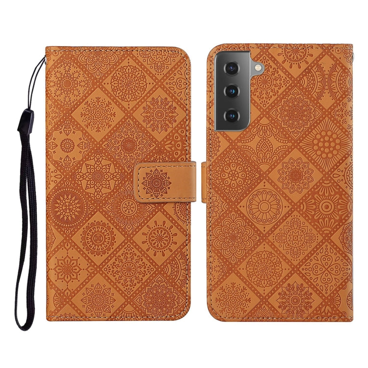 Ethnic Style Embossed Pattern Horizontal Flip Leather Case with Holder & Card Slots & Wallet & Lanyard, For Samsung Galaxy S20, For Samsung Galaxy S20 FE, For Samsung Galaxy S20+, For Samsung Galaxy S20 Ultra, For Samsung Galaxy Galaxy S21 5G          ...
