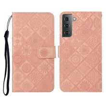 Load image into Gallery viewer, Ethnic Style Embossed Pattern Horizontal Flip Leather Case with Holder &amp; Card Slots &amp; Wallet &amp; Lanyard, For Samsung Galaxy S20, For Samsung Galaxy S20 FE, For Samsung Galaxy S20+, For Samsung Galaxy S20 Ultra, For Samsung Galaxy Galaxy S21 5G          ...