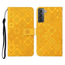 Load image into Gallery viewer, Ethnic Style Embossed Pattern Horizontal Flip Leather Case with Holder &amp; Card Slots &amp; Wallet &amp; Lanyard, For Samsung Galaxy S20, For Samsung Galaxy S20 FE, For Samsung Galaxy S20+, For Samsung Galaxy S20 Ultra, For Samsung Galaxy Galaxy S21 5G          ...