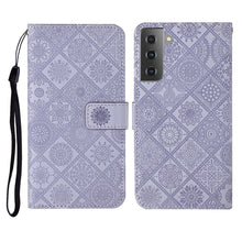 Load image into Gallery viewer, Ethnic Style Embossed Pattern Horizontal Flip Leather Case with Holder &amp; Card Slots &amp; Wallet &amp; Lanyard, For Samsung Galaxy S20, For Samsung Galaxy S20 FE, For Samsung Galaxy S20+, For Samsung Galaxy S20 Ultra, For Samsung Galaxy Galaxy S21 5G          ...