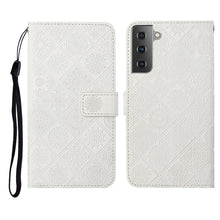Load image into Gallery viewer, Ethnic Style Embossed Pattern Horizontal Flip Leather Case with Holder &amp; Card Slots &amp; Wallet &amp; Lanyard, For Samsung Galaxy S20, For Samsung Galaxy S20 FE, For Samsung Galaxy S20+, For Samsung Galaxy S20 Ultra, For Samsung Galaxy Galaxy S21 5G          ...