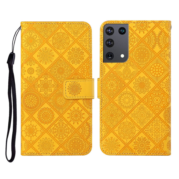 Ethnic Style Embossed Pattern Horizontal Flip Leather Case with Holder & Card Slots & Wallet & Lanyard, For Samsung Galaxy S21Ultra 5G, For Samsung Galaxy A02s (US Version)