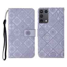 Load image into Gallery viewer, Ethnic Style Embossed Pattern Horizontal Flip Leather Case with Holder &amp; Card Slots &amp; Wallet &amp; Lanyard, For Samsung Galaxy S21Ultra 5G, For Samsung Galaxy A02s (US Version)