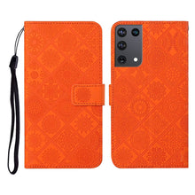 Load image into Gallery viewer, Ethnic Style Embossed Pattern Horizontal Flip Leather Case with Holder &amp; Card Slots &amp; Wallet &amp; Lanyard, For Samsung Galaxy S21Ultra 5G, For Samsung Galaxy A02s (US Version)