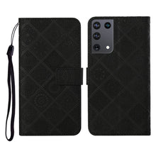 Load image into Gallery viewer, Ethnic Style Embossed Pattern Horizontal Flip Leather Case with Holder &amp; Card Slots &amp; Wallet &amp; Lanyard, For Samsung Galaxy S21Ultra 5G, For Samsung Galaxy A02s (US Version)