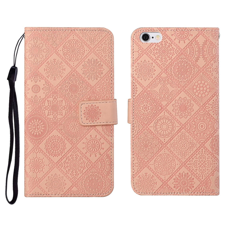 Ethnic Style Embossed Pattern Horizontal Flip Leather Case with Holder & Card Slots & Wallet & Lanyard, For iPhone 6, For iPhone 6 Plus, For iPhone 8 Plus / 7 Plus, For iPhone 11, For iPhone 11 Pro, For iPhone 11 Pro Max