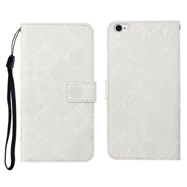 Ethnic Style Embossed Pattern Horizontal Flip Leather Case with Holder & Card Slots & Wallet & Lanyard, For iPhone 6, For iPhone 6 Plus, For iPhone 8 Plus / 7 Plus, For iPhone 11, For iPhone 11 Pro, For iPhone 11 Pro Max
