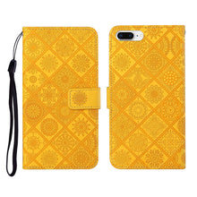 Load image into Gallery viewer, Ethnic Style Embossed Pattern Horizontal Flip Leather Case with Holder &amp; Card Slots &amp; Wallet &amp; Lanyard, For iPhone 6, For iPhone 6 Plus, For iPhone 8 Plus / 7 Plus, For iPhone 11, For iPhone 11 Pro, For iPhone 11 Pro Max