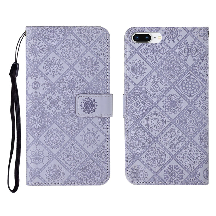 Ethnic Style Embossed Pattern Horizontal Flip Leather Case with Holder & Card Slots & Wallet & Lanyard, For iPhone 6, For iPhone 6 Plus, For iPhone 8 Plus / 7 Plus, For iPhone 11, For iPhone 11 Pro, For iPhone 11 Pro Max