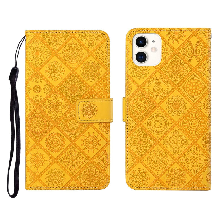 Ethnic Style Embossed Pattern Horizontal Flip Leather Case with Holder & Card Slots & Wallet & Lanyard, For iPhone 6, For iPhone 6 Plus, For iPhone 8 Plus / 7 Plus, For iPhone 11, For iPhone 11 Pro, For iPhone 11 Pro Max