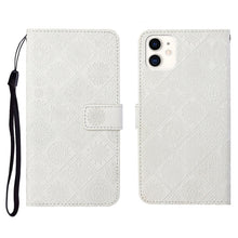 Load image into Gallery viewer, Ethnic Style Embossed Pattern Horizontal Flip Leather Case with Holder &amp; Card Slots &amp; Wallet &amp; Lanyard, For iPhone 6, For iPhone 6 Plus, For iPhone 8 Plus / 7 Plus, For iPhone 11, For iPhone 11 Pro, For iPhone 11 Pro Max