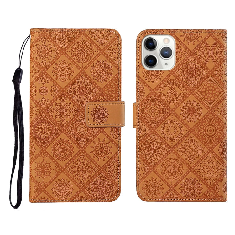 Ethnic Style Embossed Pattern Horizontal Flip Leather Case with Holder & Card Slots & Wallet & Lanyard, For iPhone 6, For iPhone 6 Plus, For iPhone 8 Plus / 7 Plus, For iPhone 11, For iPhone 11 Pro, For iPhone 11 Pro Max