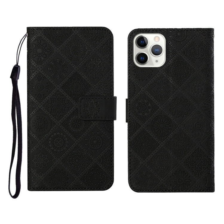 Ethnic Style Embossed Pattern Horizontal Flip Leather Case with Holder & Card Slots & Wallet & Lanyard, For iPhone 6, For iPhone 6 Plus, For iPhone 8 Plus / 7 Plus, For iPhone 11, For iPhone 11 Pro, For iPhone 11 Pro Max
