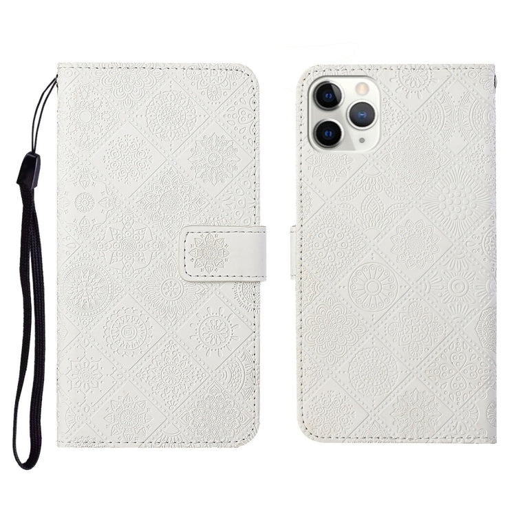 Ethnic Style Embossed Pattern Horizontal Flip Leather Case with Holder & Card Slots & Wallet & Lanyard, For iPhone 6, For iPhone 6 Plus, For iPhone 8 Plus / 7 Plus, For iPhone 11, For iPhone 11 Pro, For iPhone 11 Pro Max