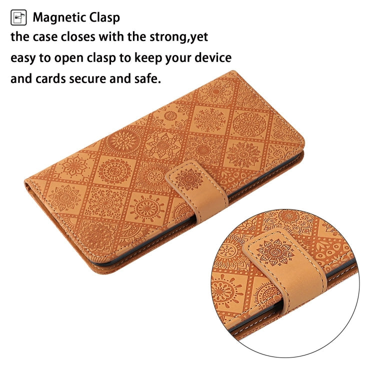 Ethnic Style Embossed Pattern Horizontal Flip Leather Case with Holder & Card Slots & Wallet & Lanyard, For iPhone 12, For iPhone 12 Mini, For iPhone 12 Pro Max, For iPhone SE 2022 / SE 2020 / 8 / 7, For iPhone XR, For iPhone XS Max