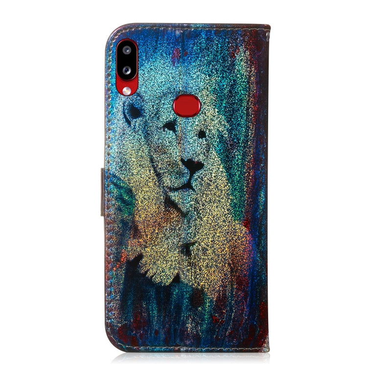 Colored Drawing Pattern Colorful Magnetic Buckle Horizontal Flip PU Leather Case with Holder & Card Slots & Wallet & Lanyard