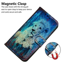 Load image into Gallery viewer, Colored Drawing Pattern Colorful Magnetic Buckle Horizontal Flip PU Leather Case with Holder &amp; Card Slots &amp; Wallet &amp; Lanyard