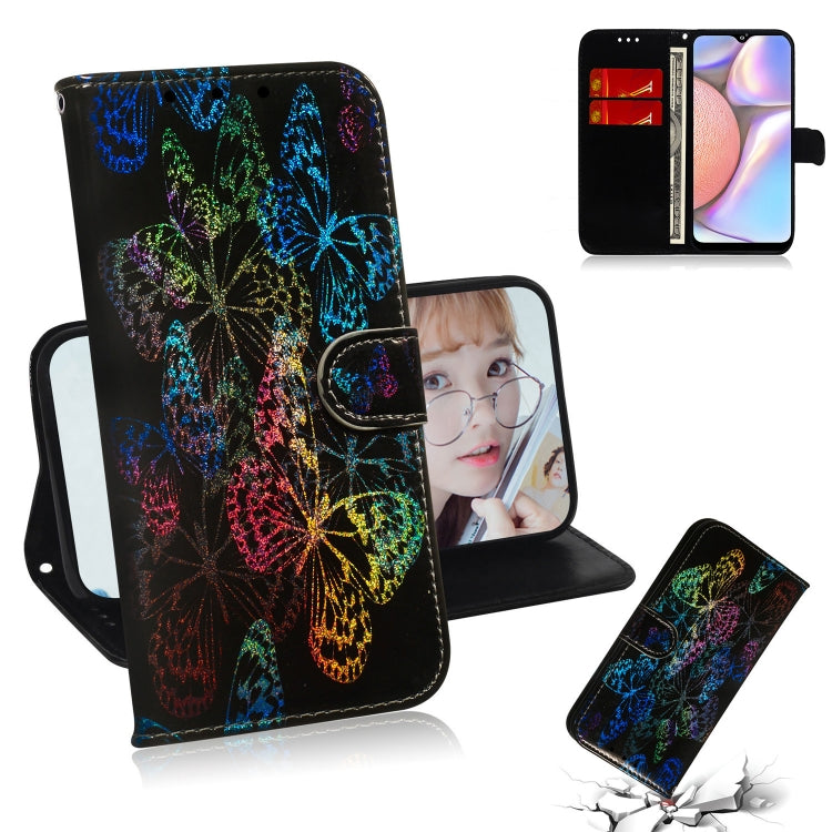 Colored Drawing Pattern Colorful Magnetic Buckle Horizontal Flip PU Leather Case with Holder & Card Slots & Wallet & Lanyard