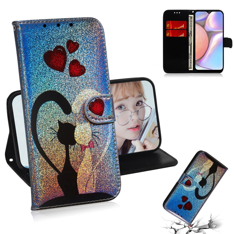 Colored Drawing Pattern Colorful Magnetic Buckle Horizontal Flip PU Leather Case with Holder & Card Slots & Wallet & Lanyard