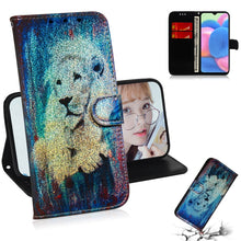 Load image into Gallery viewer, Colored Drawing Pattern Colorful Magnetic Buckle Horizontal Flip PU Leather Case with Holder &amp; Card Slots &amp; Wallet &amp; Lanyard
