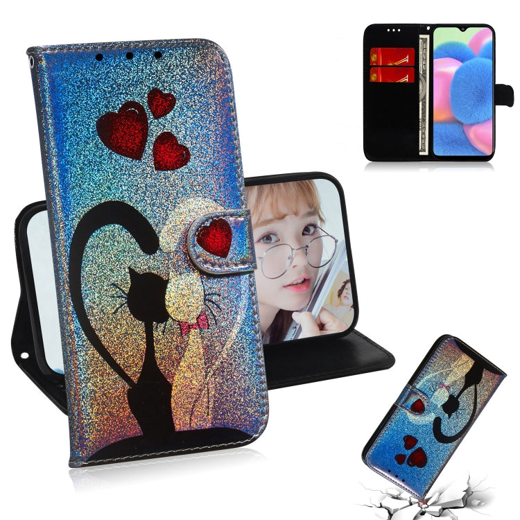 Colored Drawing Pattern Colorful Magnetic Buckle Horizontal Flip PU Leather Case with Holder & Card Slots & Wallet & Lanyard