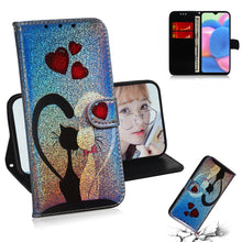 Load image into Gallery viewer, Colored Drawing Pattern Colorful Magnetic Buckle Horizontal Flip PU Leather Case with Holder &amp; Card Slots &amp; Wallet &amp; Lanyard