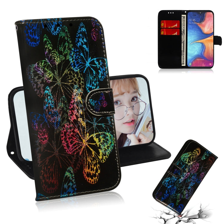Colored Drawing Pattern Colorful Magnetic Buckle Horizontal Flip PU Leather Case with Holder & Card Slots & Wallet & Lanyard