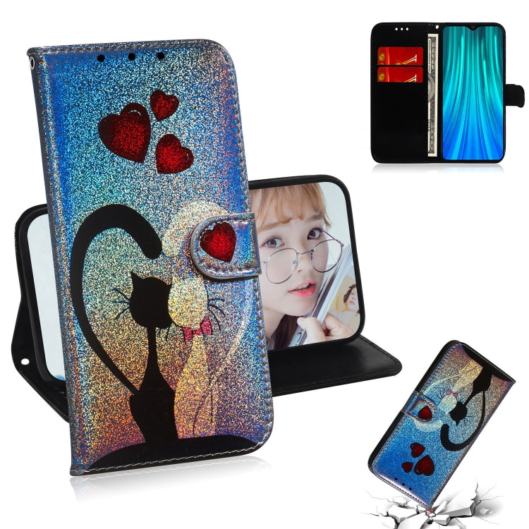 Colored Drawing Pattern Colorful Magnetic Buckle Horizontal Flip PU Leather Case with Holder & Card Slots & Wallet & Lanyard
