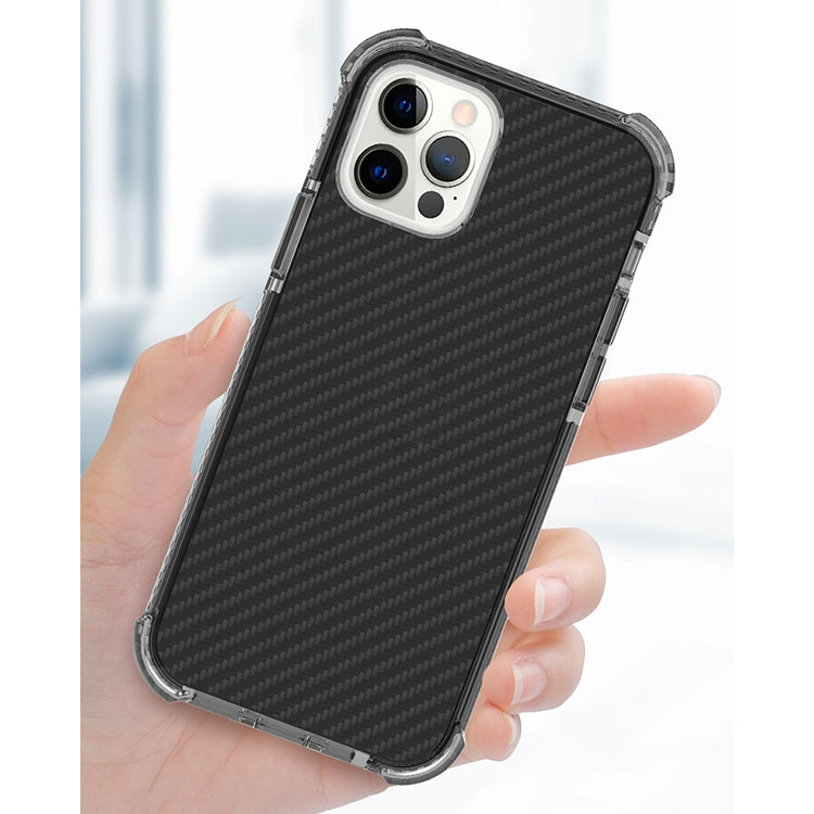 Carbon Fiber Acrylic Protective Case, For iPhone 12 mini, For iPhone 12 / 12 Pro, For iPhone 12 Pro Max