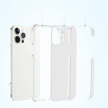 Load image into Gallery viewer, Carbon Fiber Acrylic Protective Case, For iPhone 12 mini, For iPhone 12 / 12 Pro, For iPhone 12 Pro Max
