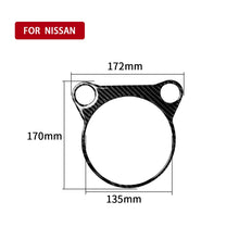 Load image into Gallery viewer, Car Carbon Fiber Whole Gear Position Console Panel Decorative Sticker for Nissan 370Z Z34 2009-, Left and Right Drive Universal, Whole Gear Position Console Panel