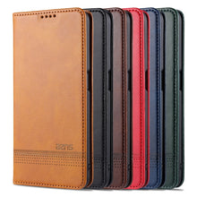 Load image into Gallery viewer, AZNS Magnetic Calf Texture Horizontal Flip Leather Case with Card Slots &amp; Holder &amp; Wallet, For OPPO A72 5G, For OPPO Reno3 Pro, For OPPO Reno4 / Reno4 Pro, For Samsung Galaxy S30 Plus