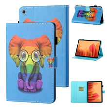 Load image into Gallery viewer, Coloured Drawing Stitching Horizontal Flip Leather Case with Holder &amp; Card Slot &amp; Sleep / Wake-up Function, For Samsung Galaxy Tab A7 10.4 (2020) T500/T505, For Samsung Galaxy Tab S6 Lite P610/P615, For Samsung Galaxy Tab A 8.0 (2019) T290/T295        ...