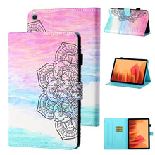 Load image into Gallery viewer, Coloured Drawing Stitching Horizontal Flip Leather Case with Holder &amp; Card Slot &amp; Sleep / Wake-up Function, For Samsung Galaxy Tab A7 10.4 (2020) T500/T505, For Samsung Galaxy Tab S6 Lite P610/P615, For Samsung Galaxy Tab A 8.0 (2019) T290/T295        ...