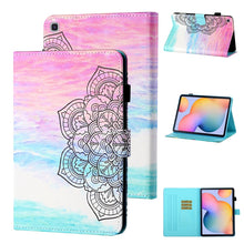Load image into Gallery viewer, Coloured Drawing Stitching Horizontal Flip Leather Case with Holder &amp; Card Slot &amp; Sleep / Wake-up Function, For Samsung Galaxy Tab A7 10.4 (2020) T500/T505, For Samsung Galaxy Tab S6 Lite P610/P615, For Samsung Galaxy Tab A 8.0 (2019) T290/T295        ...