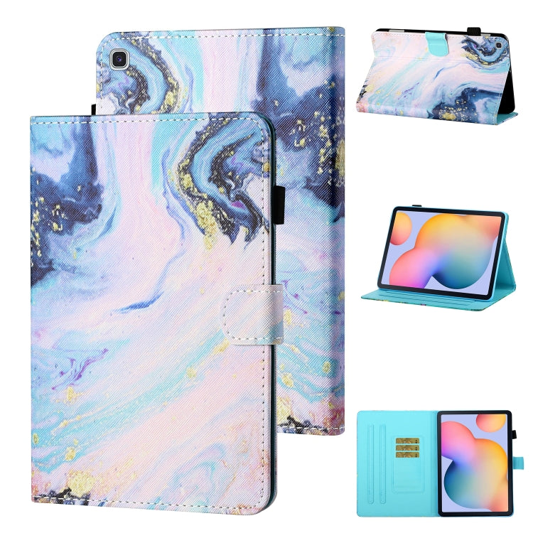 Coloured Drawing Stitching Horizontal Flip Leather Case with Holder & Card Slot & Sleep / Wake-up Function, For Samsung Galaxy Tab A7 10.4 (2020) T500/T505, For Samsung Galaxy Tab S6 Lite P610/P615, For Samsung Galaxy Tab A 8.0 (2019) T290/T295        ...