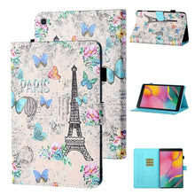 Load image into Gallery viewer, Coloured Drawing Stitching Horizontal Flip Leather Case with Holder &amp; Card Slot &amp; Sleep / Wake-up Function, For Samsung Galaxy Tab A7 10.4 (2020) T500/T505, For Samsung Galaxy Tab S6 Lite P610/P615, For Samsung Galaxy Tab A 8.0 (2019) T290/T295        ...